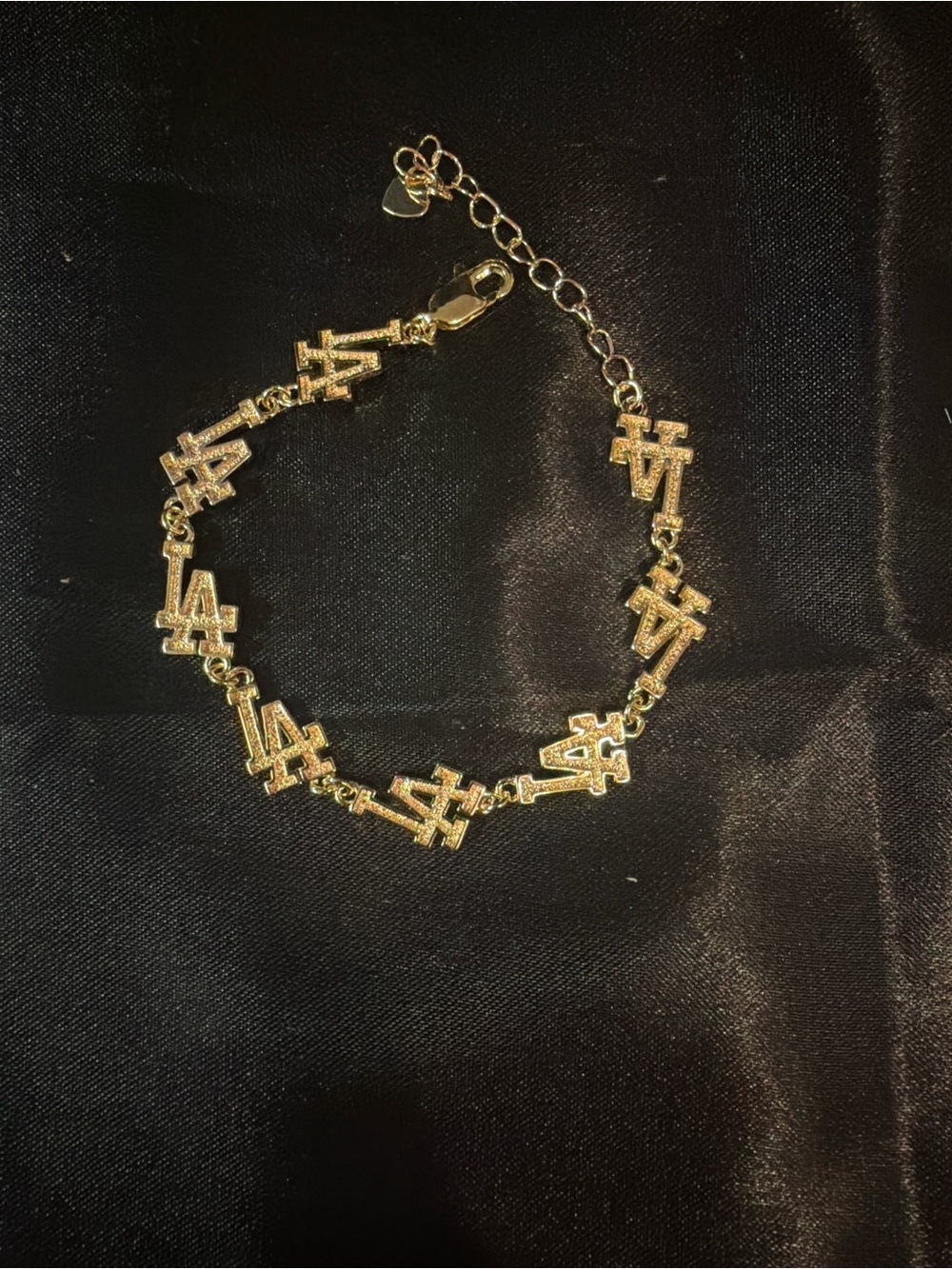 Gold LA Link Bracelet for Women - Fashion Jewelry